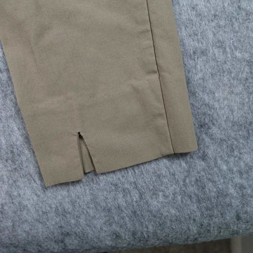 Sara Campbell Pant Women Small‎ Brown Straight Leg Stretch Pull On Made In USA